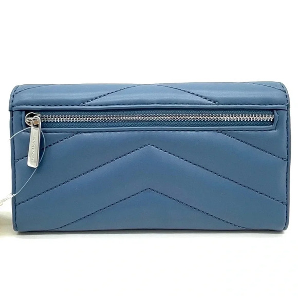 Michael Kors Large Trifold Wallet Blue Lagoon (NWT) - Picture 5 of 9